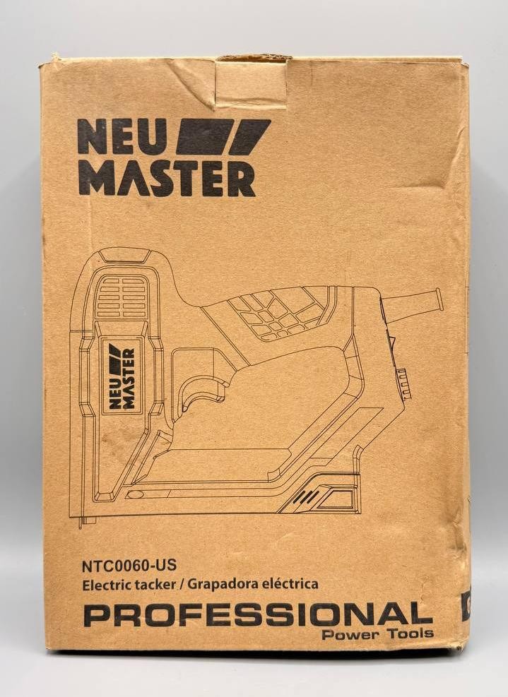 NEU MASTER NTC0060-US Electric Staple Gun Brad Nailer 120V Corded
