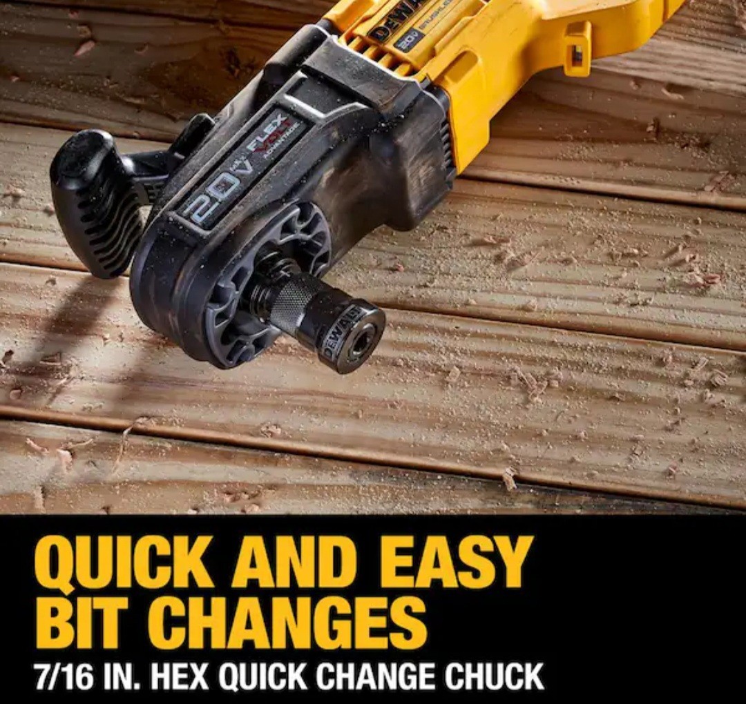 DeWalt DCD445B 20V MAX 7/16&Prime; Quick Change Stud & Joist Drill – Tool Only