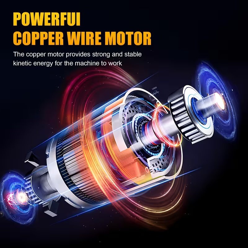 ELECMAPS High-Power Brushless Straight Grinder