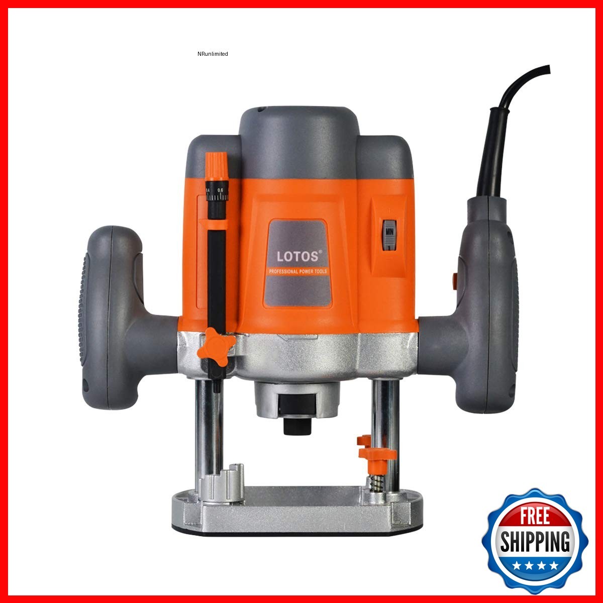 Lotos ER001 Electric Plunge Wood Router 110/120V