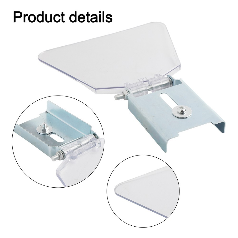 2pcs Grinder Safety Guards Stainless Steel and ABS for 50mm Wide Units