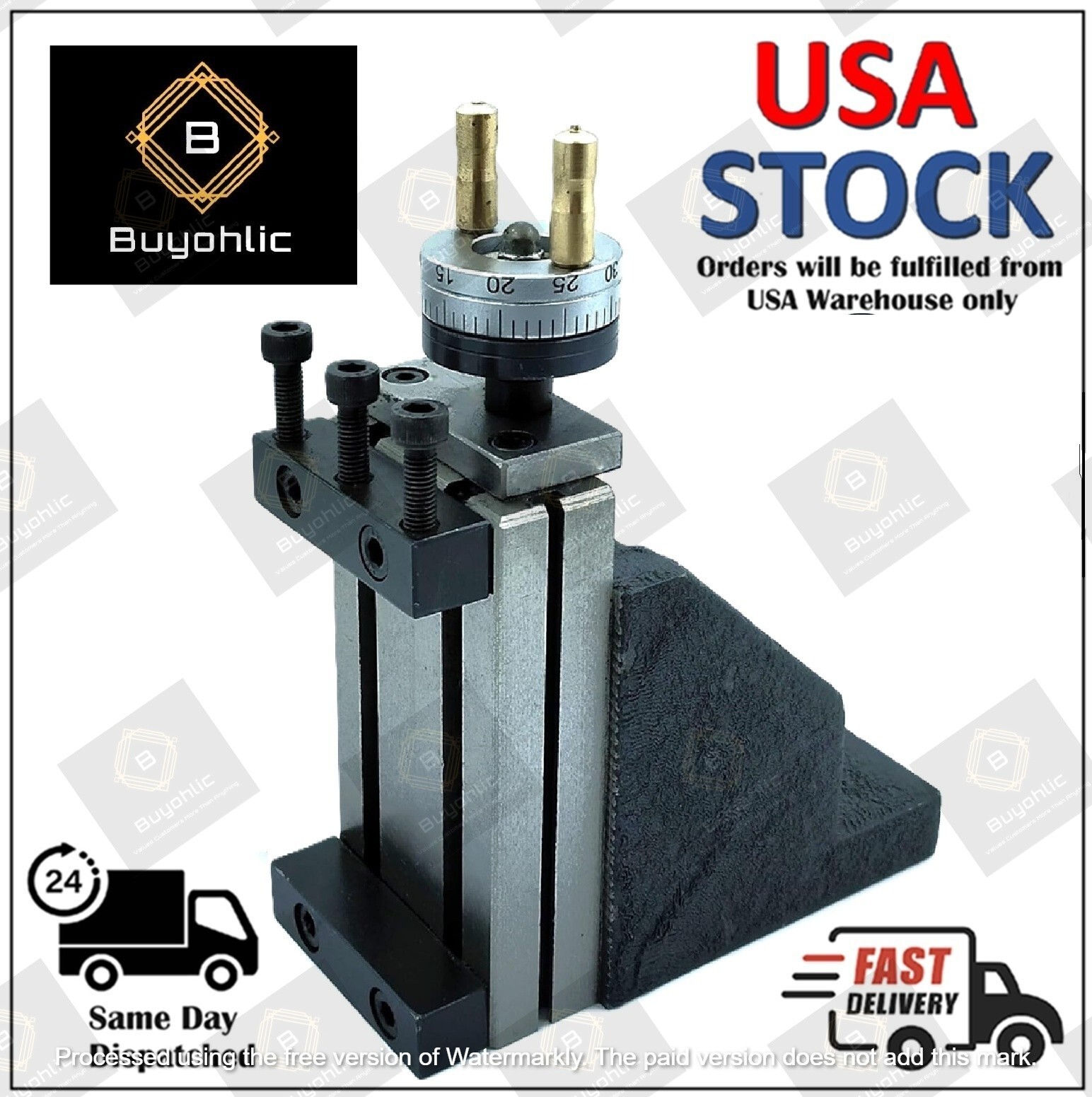 Tool Post Mini Vertical Milling Slide For Lathe Machine-Metalworking Tool-USA