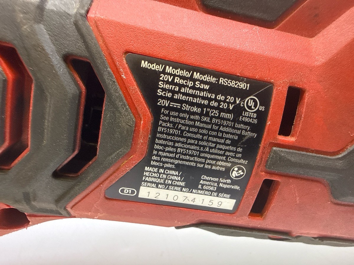 Skil 20V Reciprocating Saw W/Battery & Charger (RO1047831)