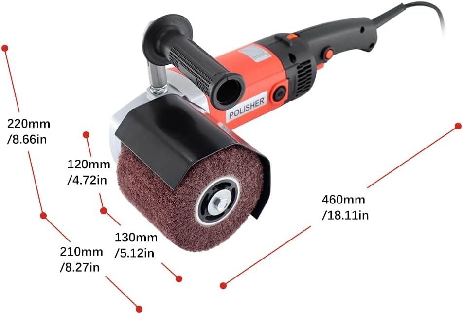 Electric Burnishing Tool Machine,Surface Conditioning Tool 1400W with 1 Wheel