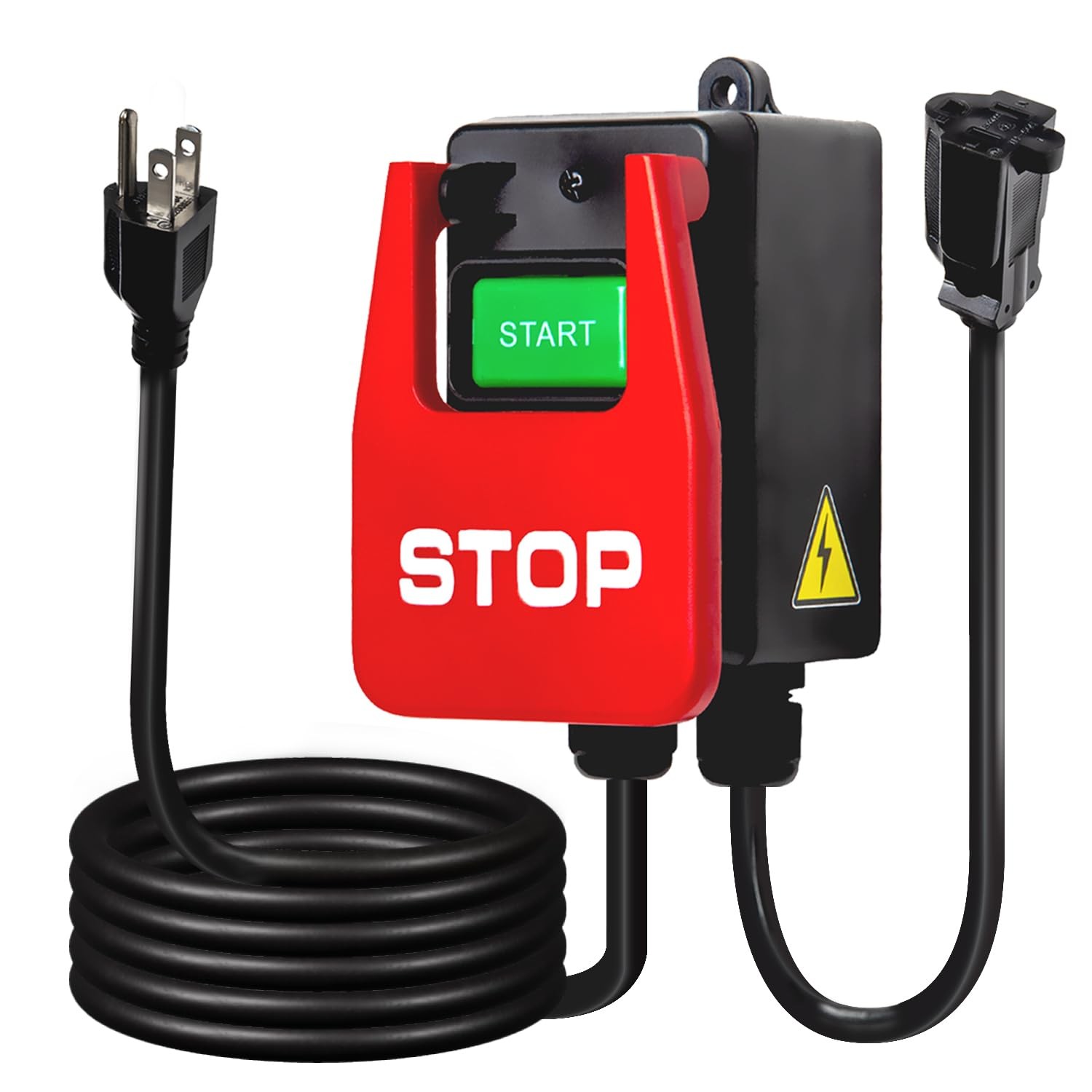 120V Paddle Switch, 15 Amps at 120 Voltage w/5.5 Ft Power Cord, Large Knee Pa…