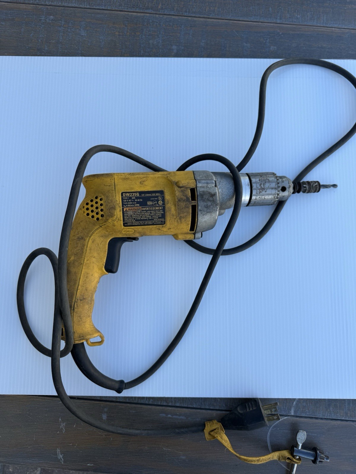 DEWALT DW235G 1/2” Heavy Duty VSR Drill – Tested Working – Garage Find