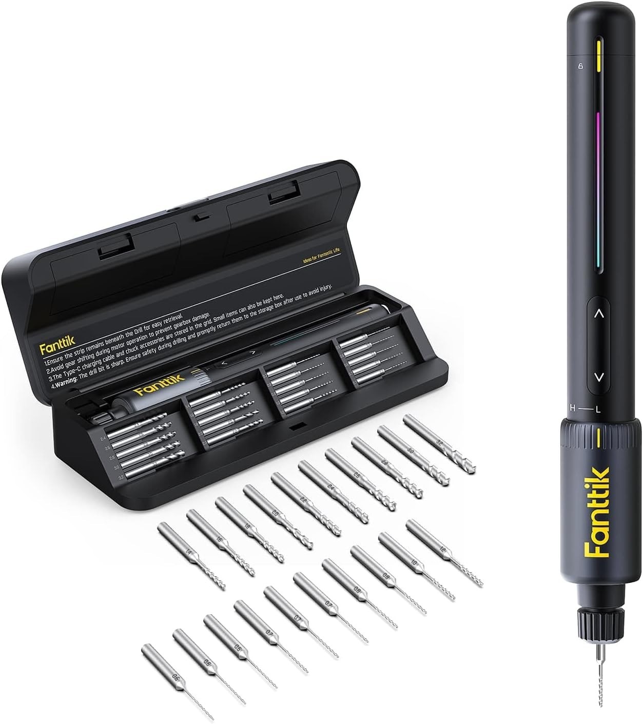 K2 Nano Mini Precision Drill – 1300 RPM Rechargeable Hand Tool for DIY Projects
