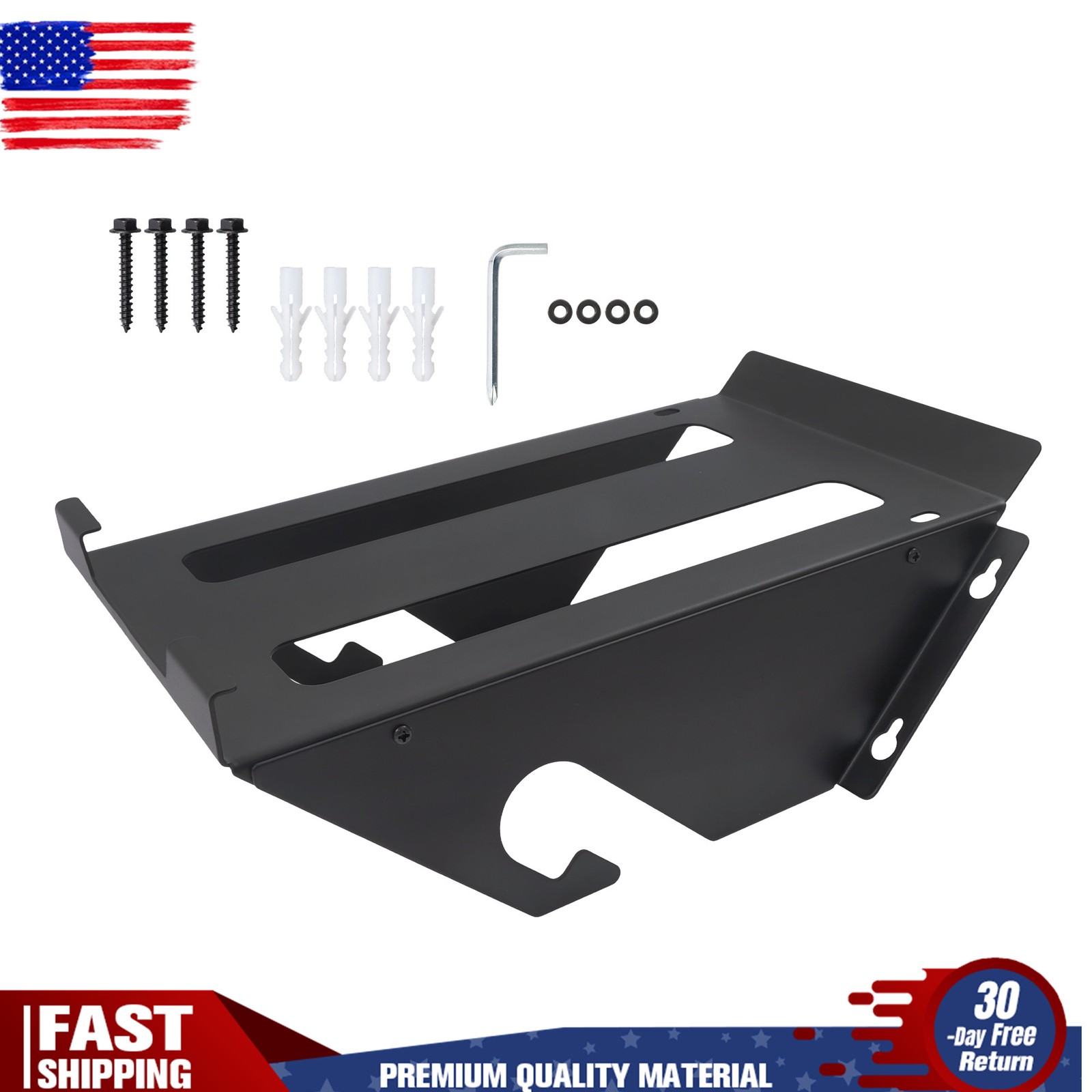 Circular Saw Holder Wall Mount Heavy Duty Metal Storage Rack Organizer Black
