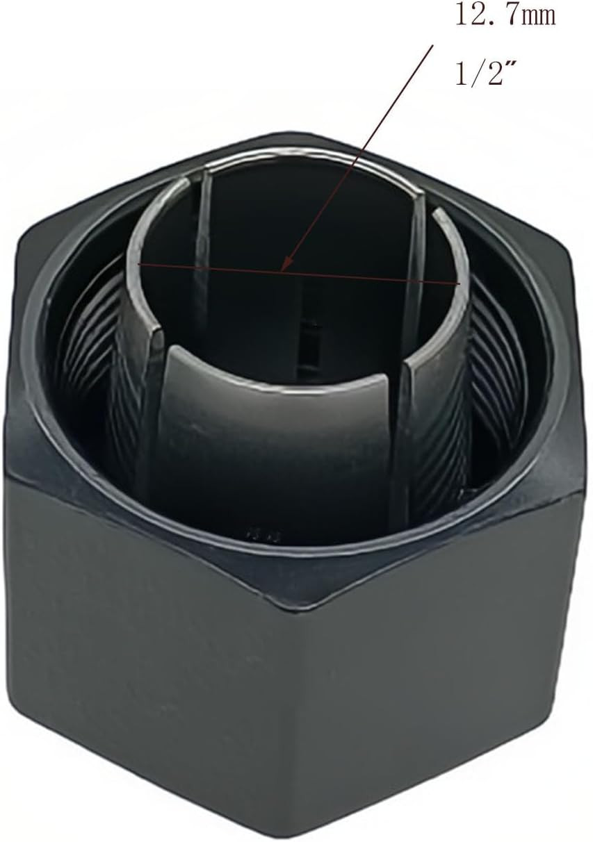 Collet Chuck and Nut Replace for Dewalt 326286-04 DW6212 DW616 DW618 | (1/​​2-In