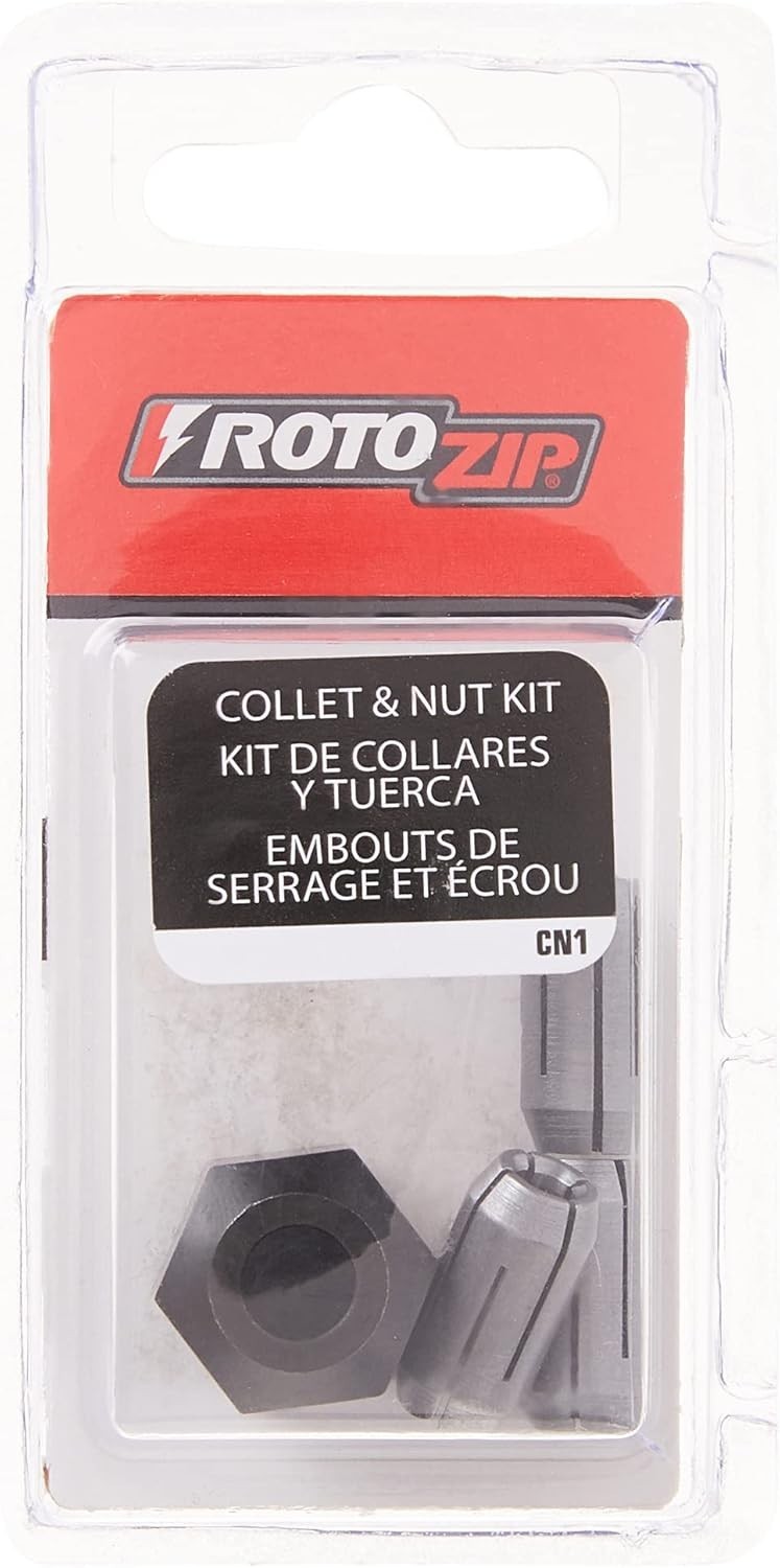 Collet and Nut Kit Alloy Steel Replacement Drill Bits 1/8-Inch Capacity