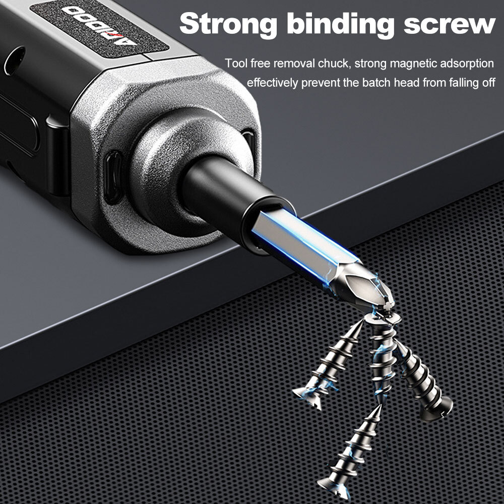 Mini Rechargeable Cordless Electric Screwdriver Drill USB Charging Power Tool