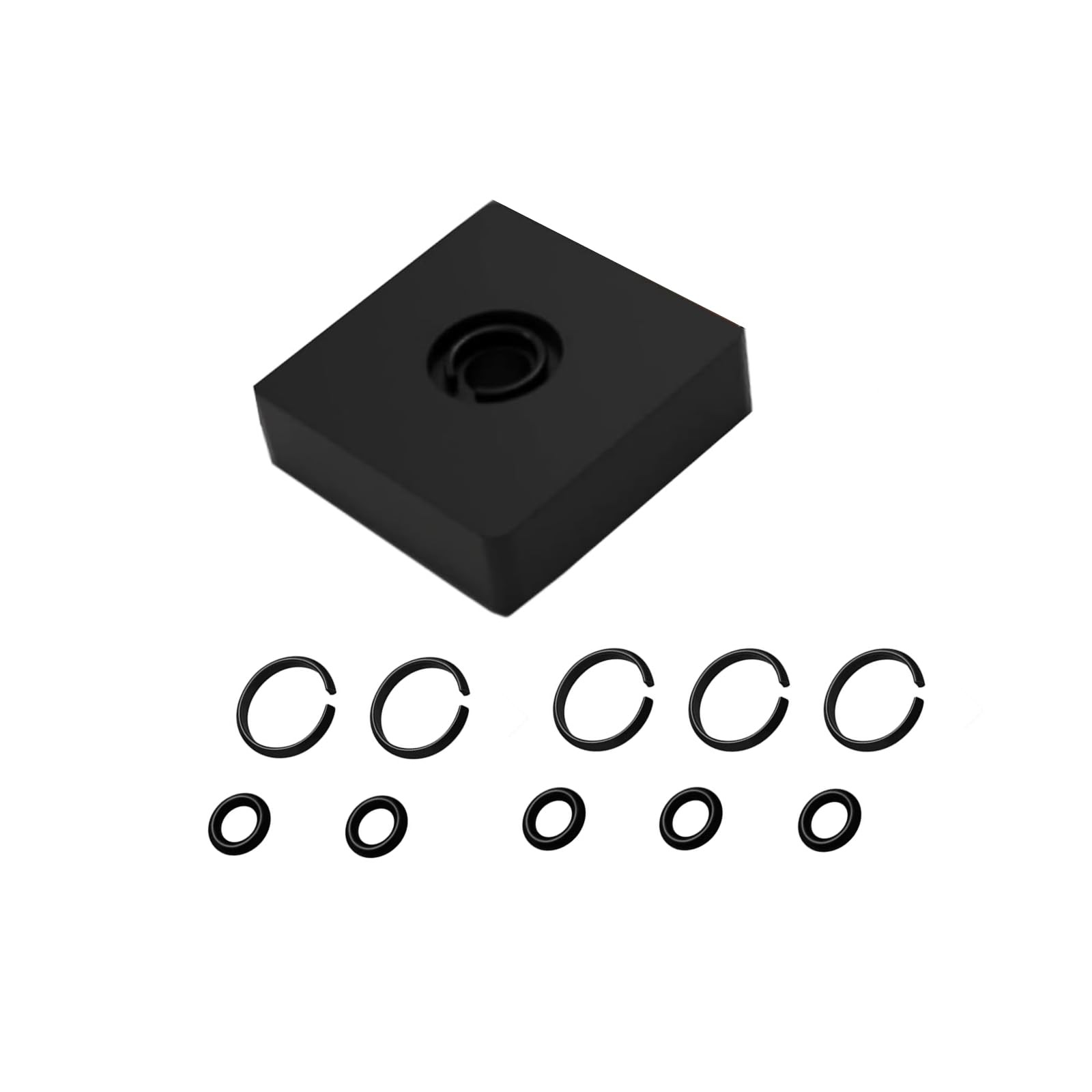 3/8&Prime; Impact Retaining Ring Clip with O-Ring, Fits for Mmilwaukiei Black