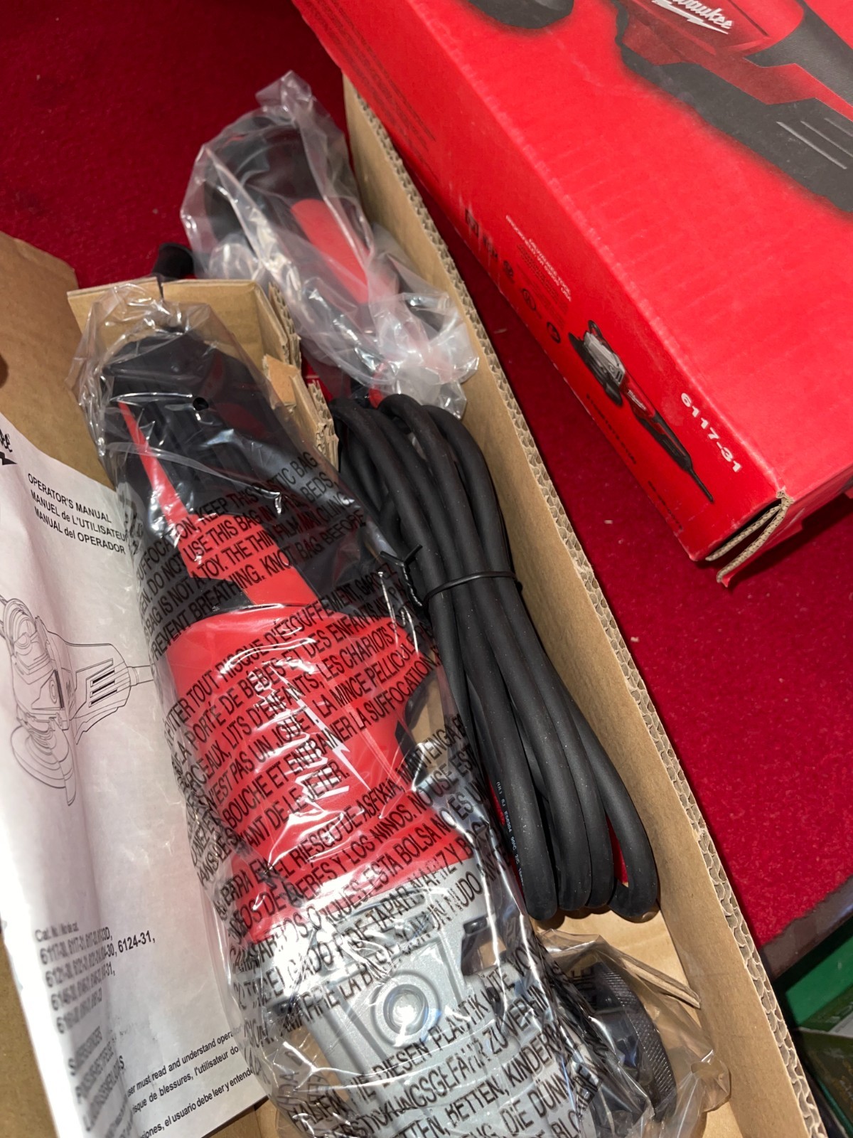 Milwaukee 6117-31 13 Amp 5 in. Small Angle Grinder Paddle, No-Lock