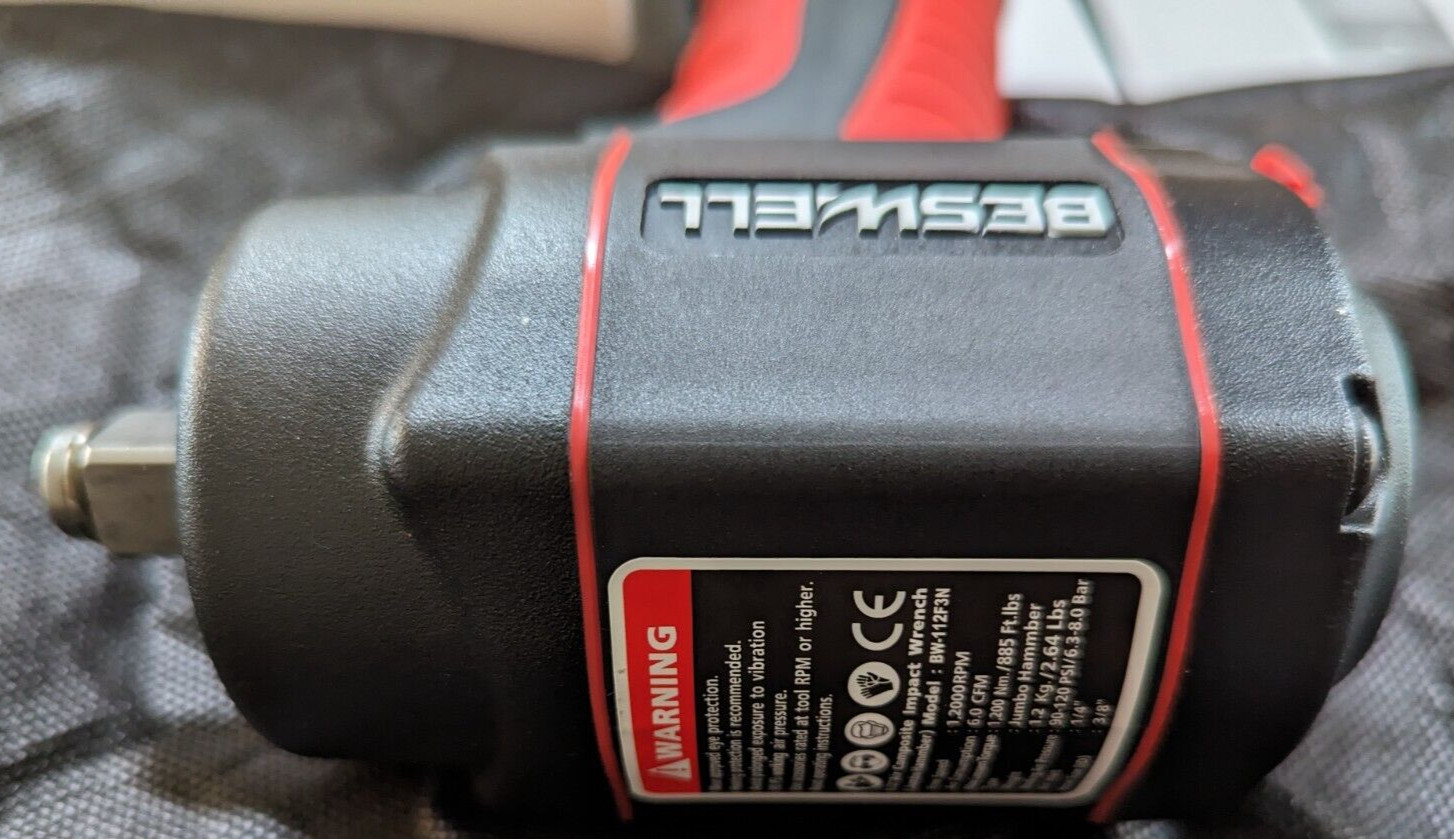 AIR IMPACT WRENCH 1/2  » CORDLESS STUBBY JUMBO HAMMER HIGH TORQUE 885/1200 FT LBS