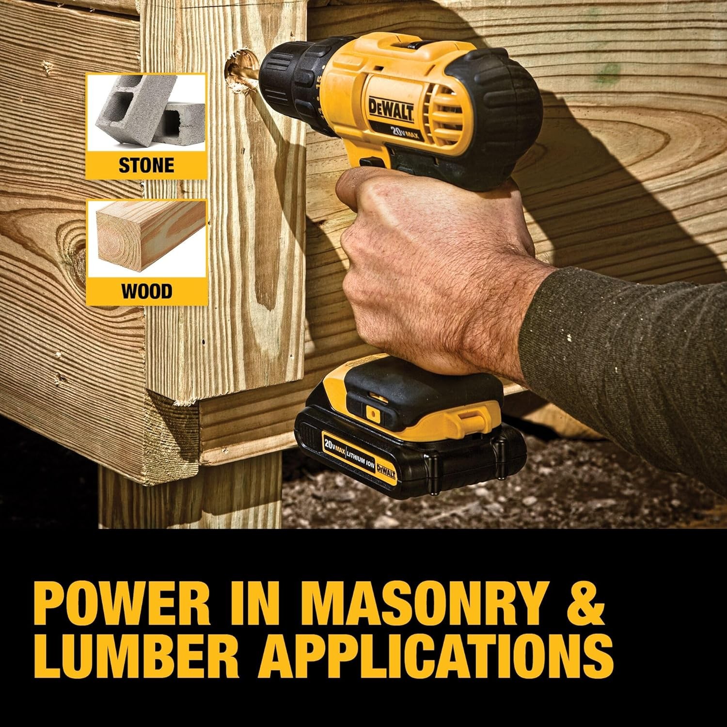 20V Max Cordless Drill/Driver Kit, 2 Batteries and Charger Included (DCD771C2)