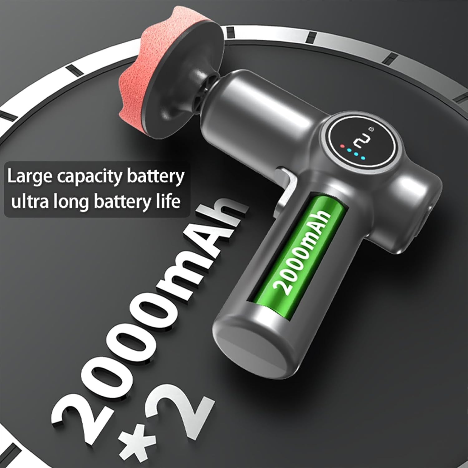 Wireless Eccentric Polishing Machine – 900/1350RPM with Battery for All Surfaces