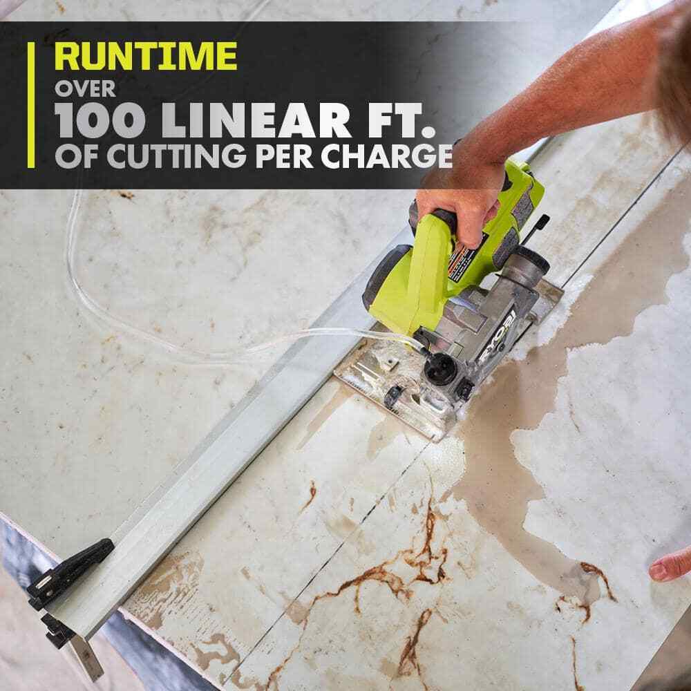 RYOBI ONE+ HP 18V Cordless Handheld Wet/Dry Masonry Tile Saw (Tool Only)
