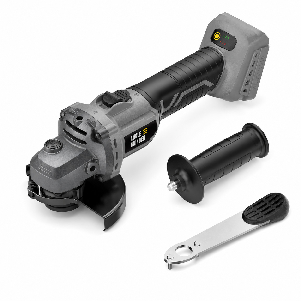 20V Brushless Angle Grinder 4-1/2in 6-Speed for DeWalt Battery Bare Tool