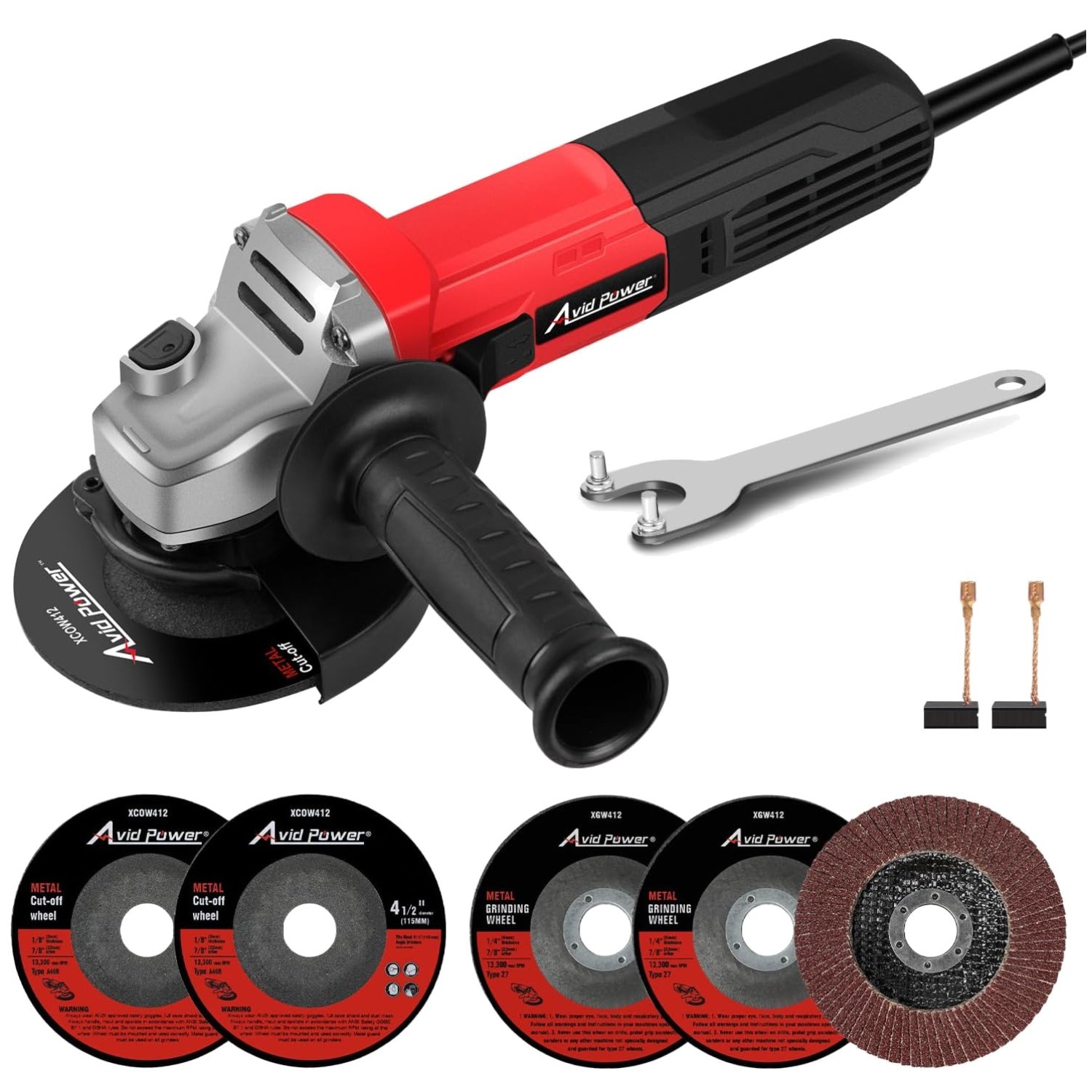 Powerful 900W Angle Grinder Kit – Grinding & Cutting Tools