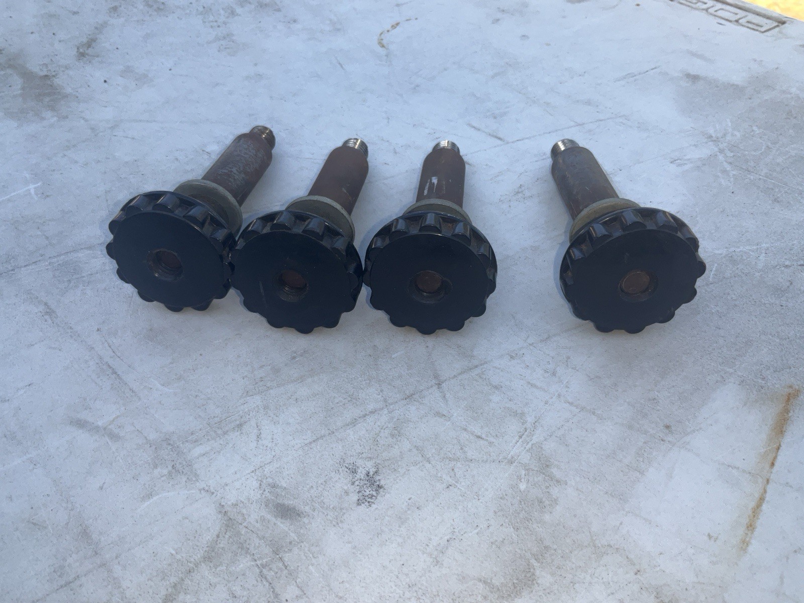 Delta Rockwell 14&Prime; Band Saw Wheel Cover guard Stud, Knob, Washer SET OF 4