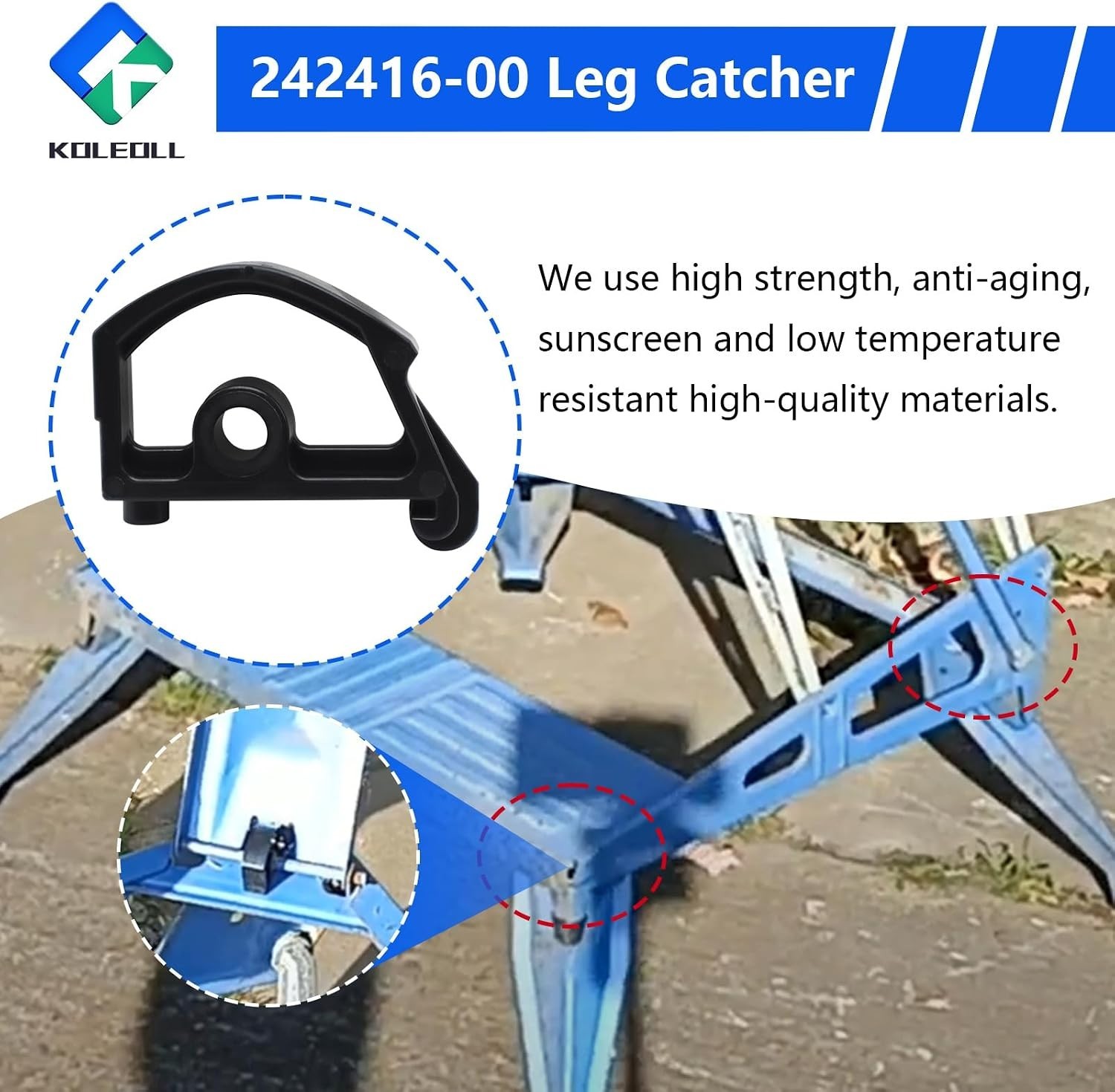 2 Pack Leg Catch Spring Part Compatible with Workmate Workbench WM225 WM425