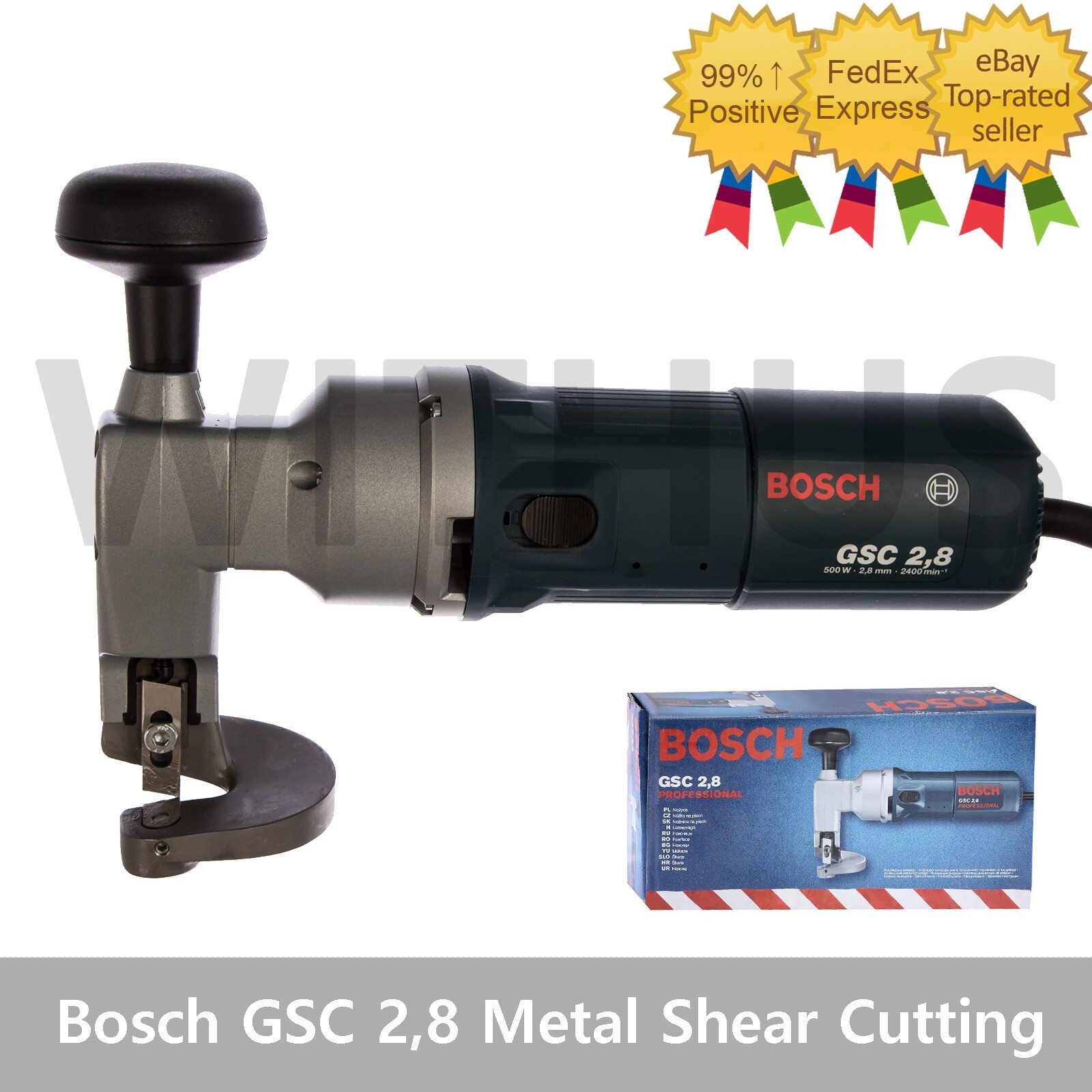 Bosch GSC 2.8 Professional Corded Electric Metal Shear Cutting Tool AC 220V