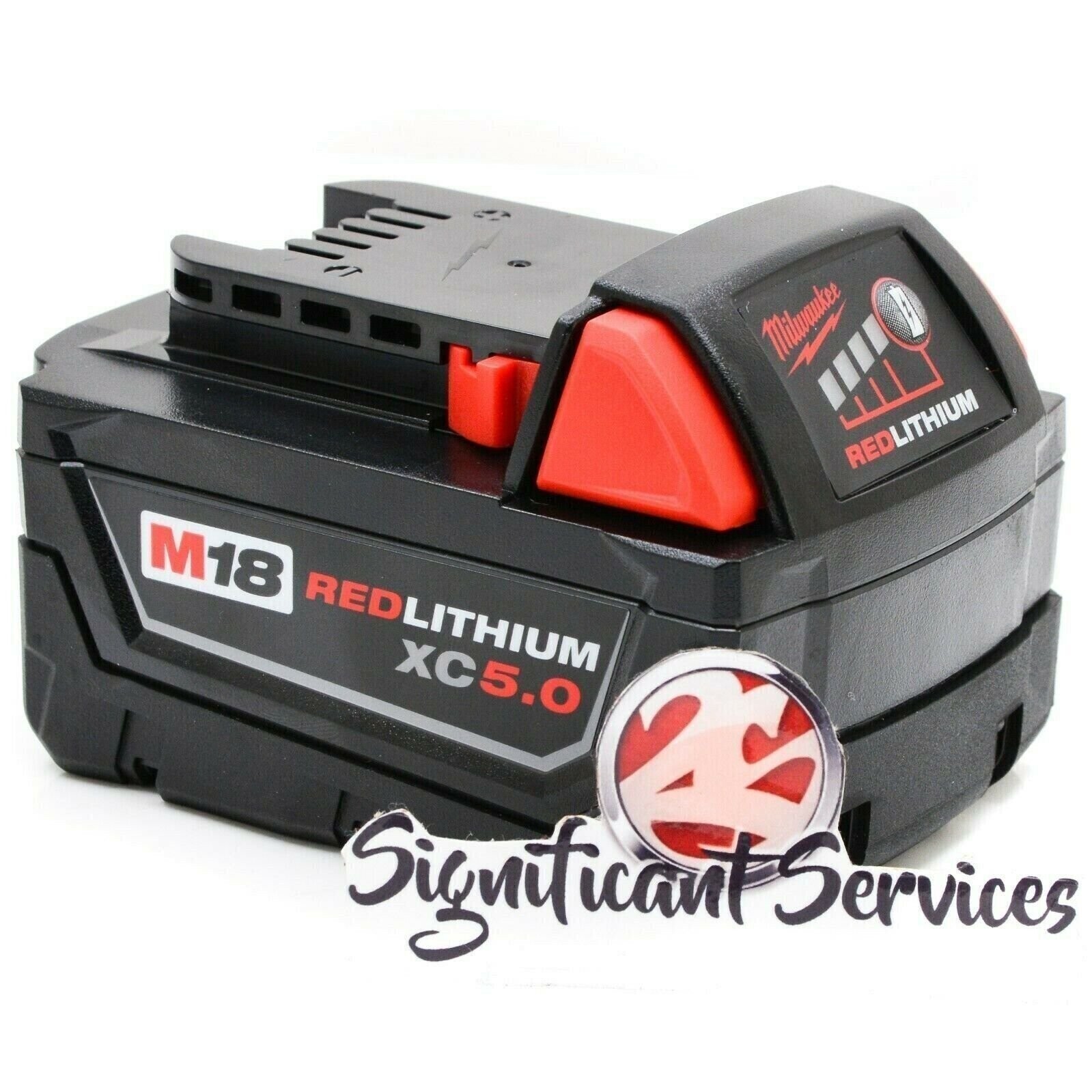 Milwaukee 2880-20 M18 FUEL Brushless Li-Ion 4-1/2in/5in Angle Grinder 5.0 Ah Kit