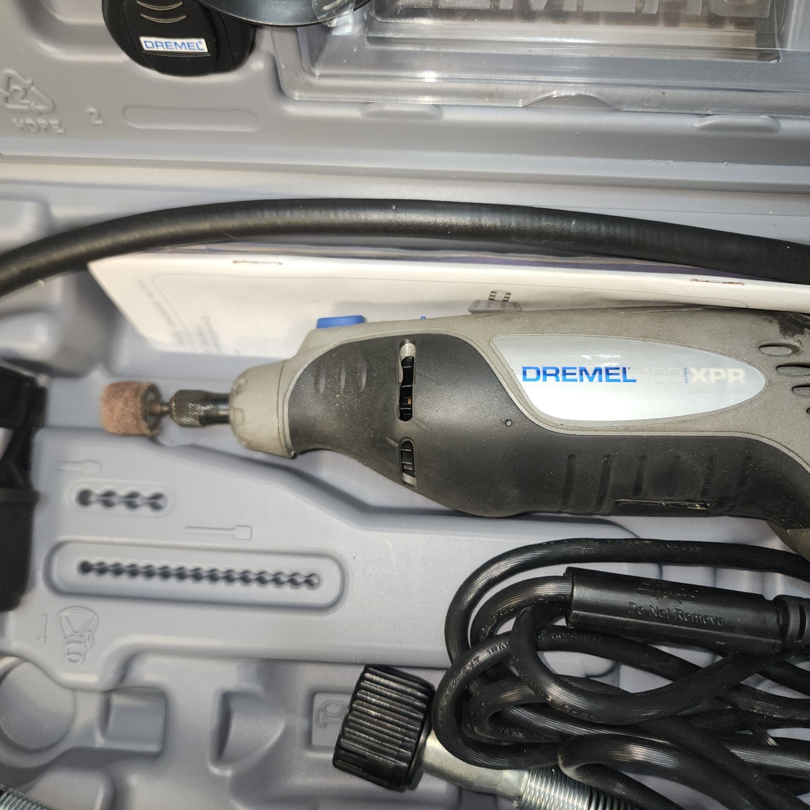 Dremel 400 Series XPR High Performance Rotary Tool Kit Case 51 Accessories