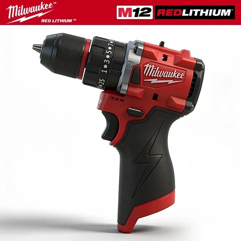 Milwaukee M12 Brushless Electric Drill, 12V Cordless Drill/Driver 3/8&Prime; Chuck Var