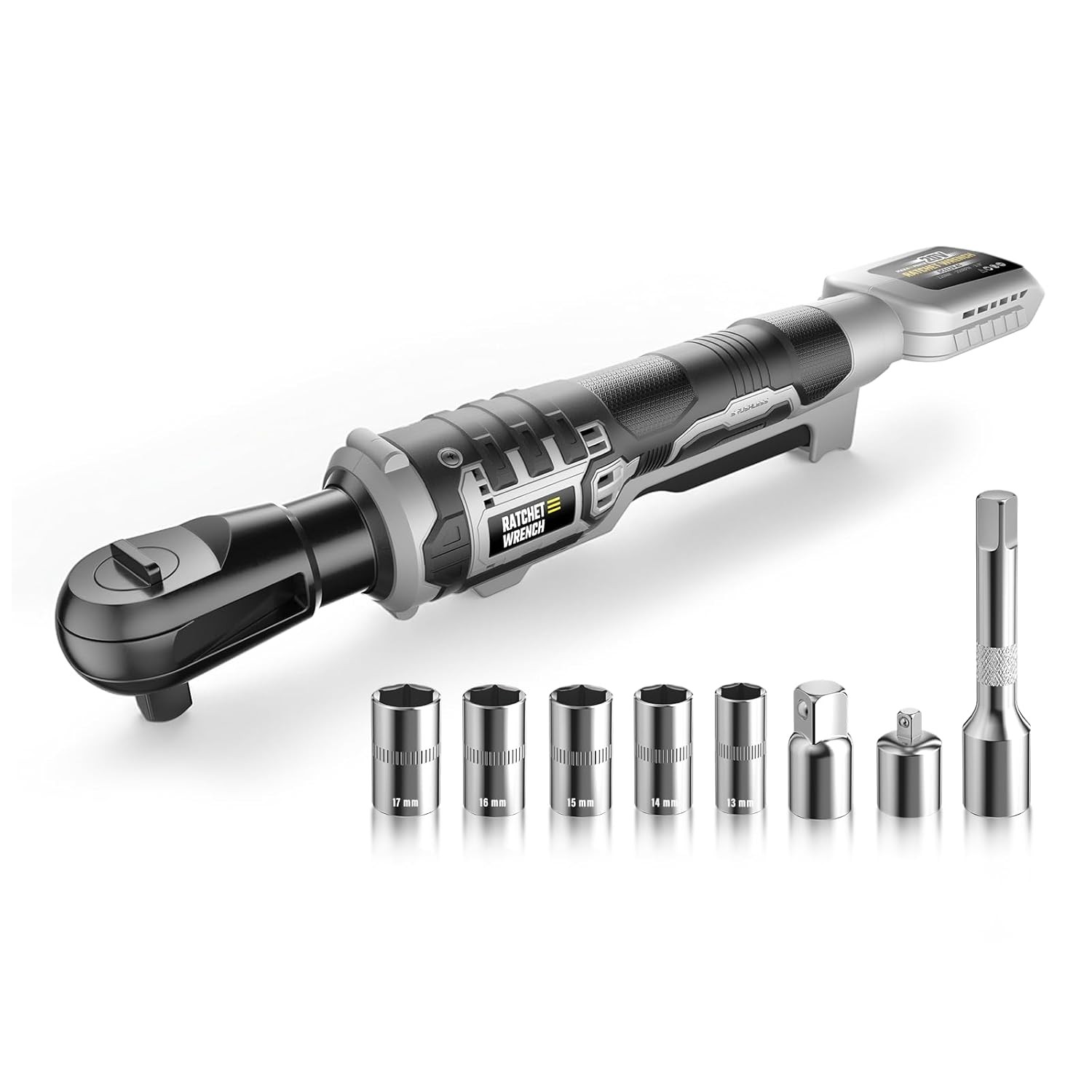 3/8 Cordless Ratchet Wrench for DEWALT 20V Battery 88 Ft-lbs Power Tool
