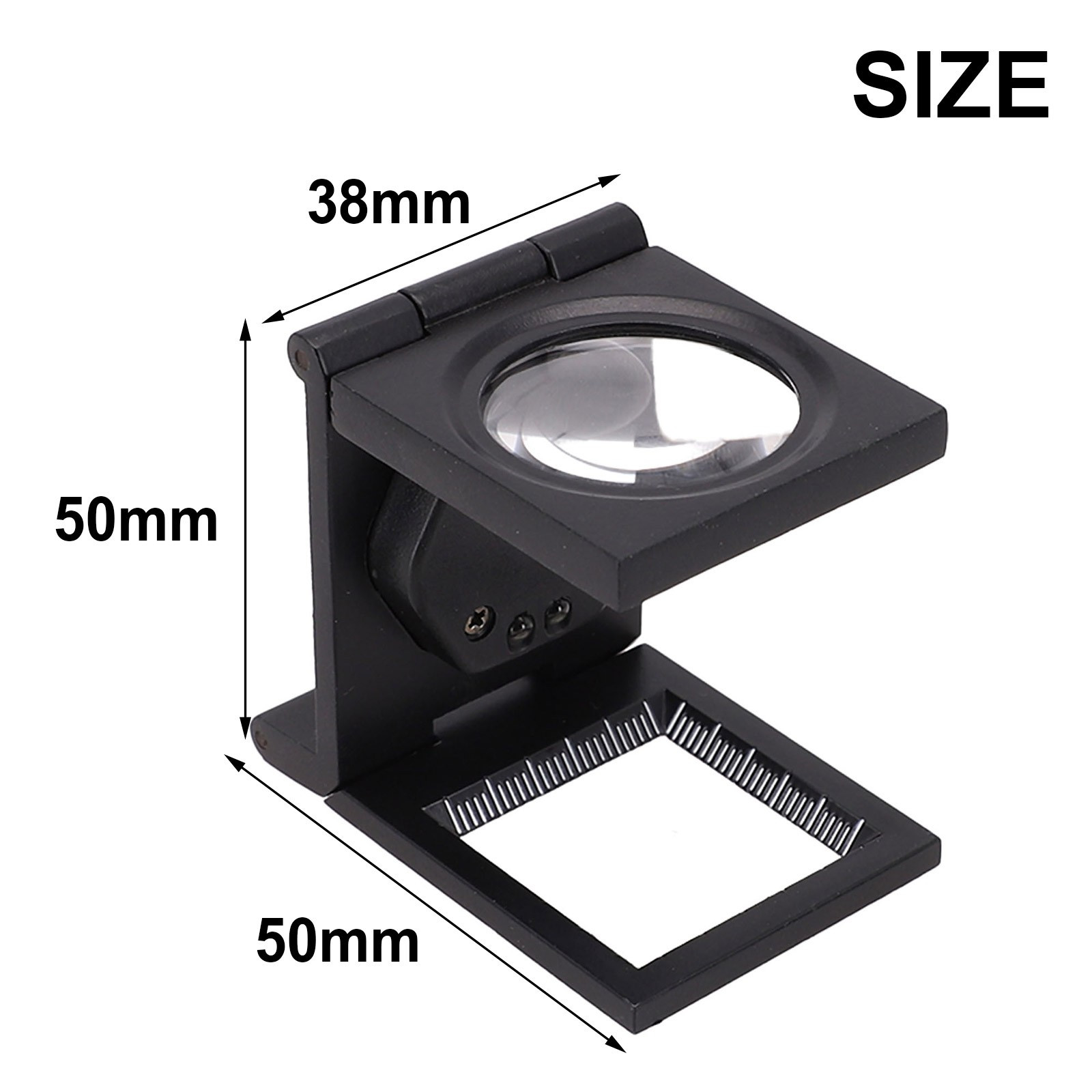 Cloth Magnifier Glass Lens Linen Tester Cloth Magnifier Printers Loupe