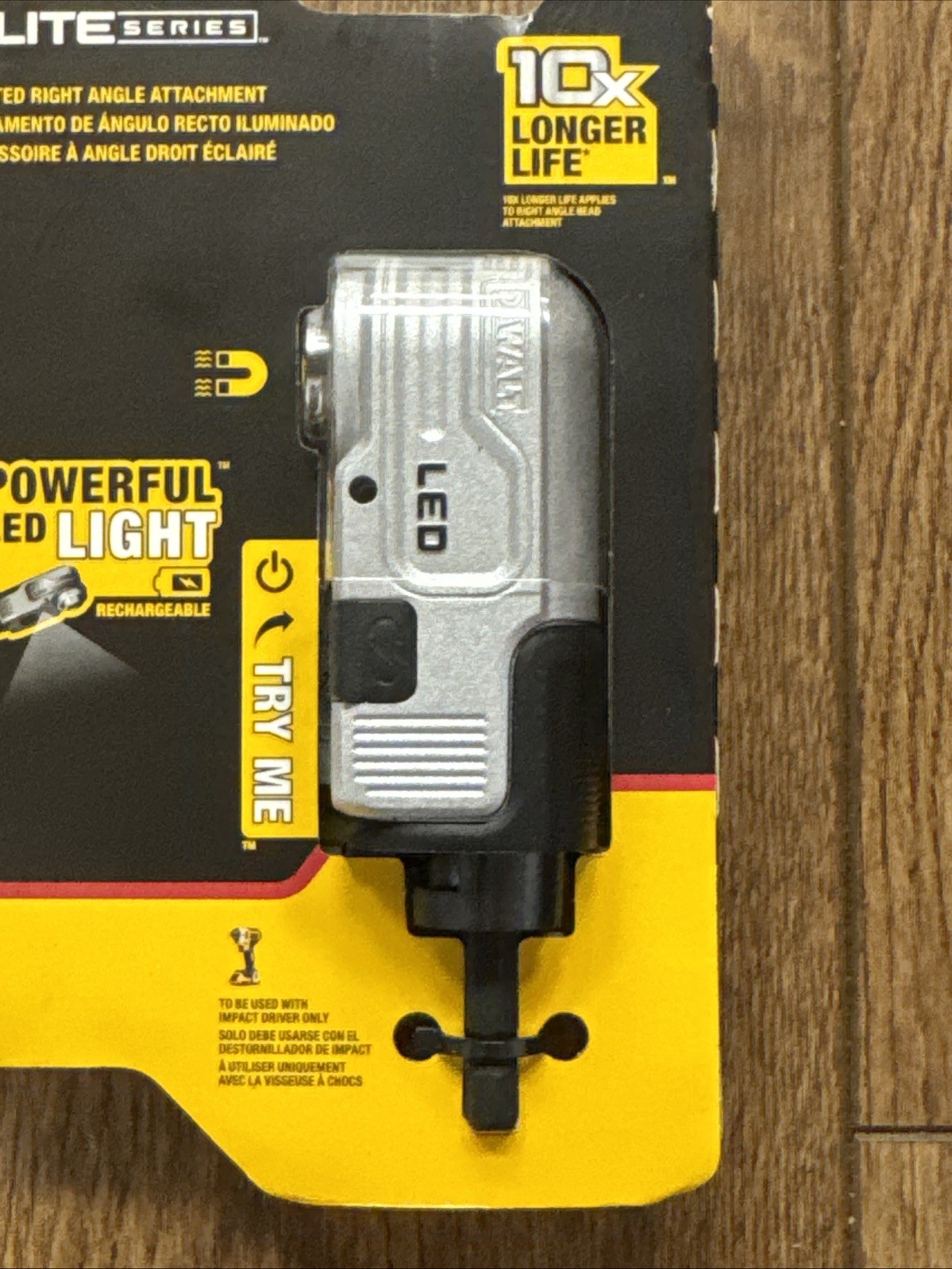 Brand new Dewalt Lighted Right Angle Attachment Elite Series Sealed
