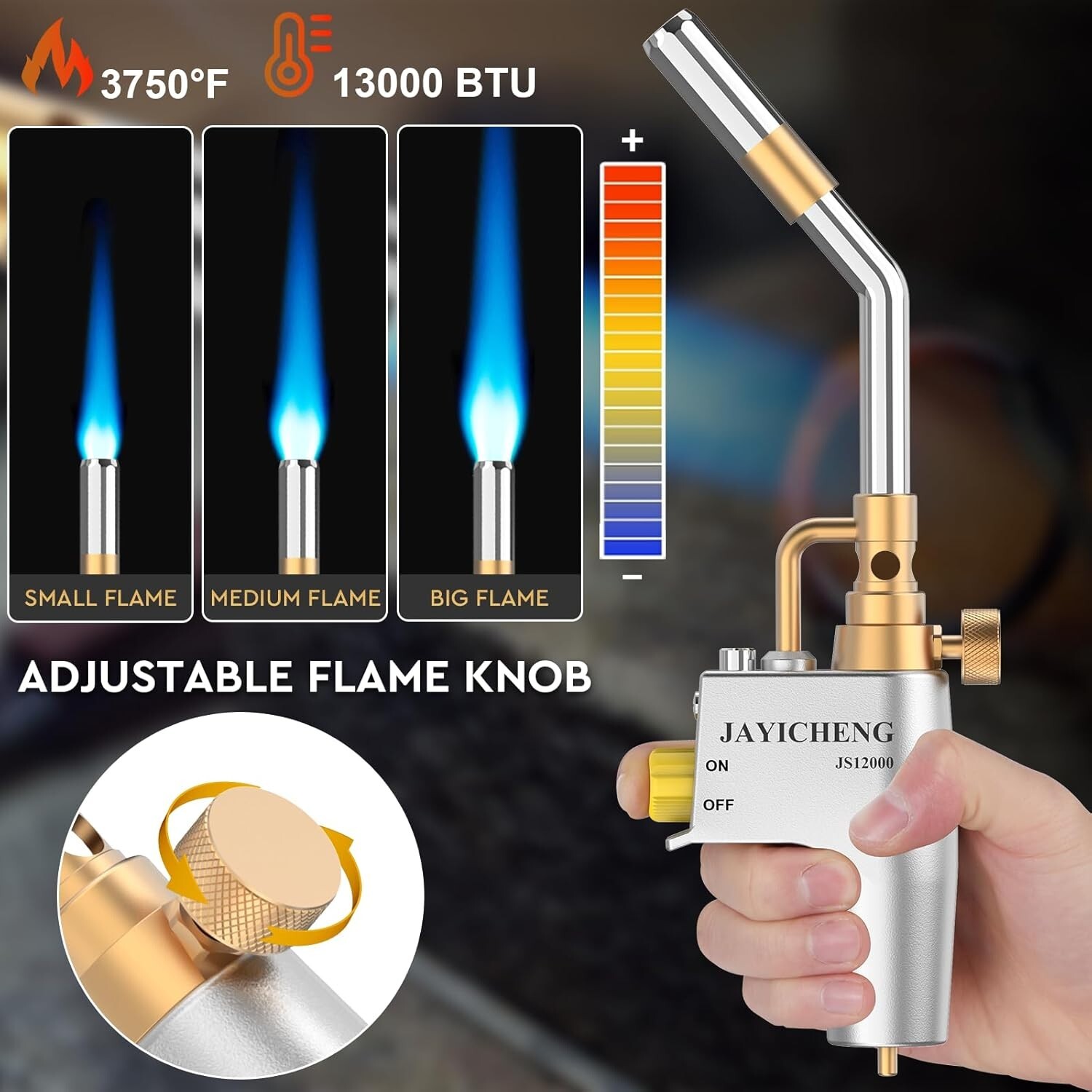 Soplete De Soldadura Quemador De Gas para Cocina Barbacoa Boligrafo Metal Nuevo