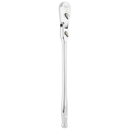 Milwaukee Tool 48-22-9052 1/2 In Drive 90 Geared Teeth Flex Head Ratchet, Chrome