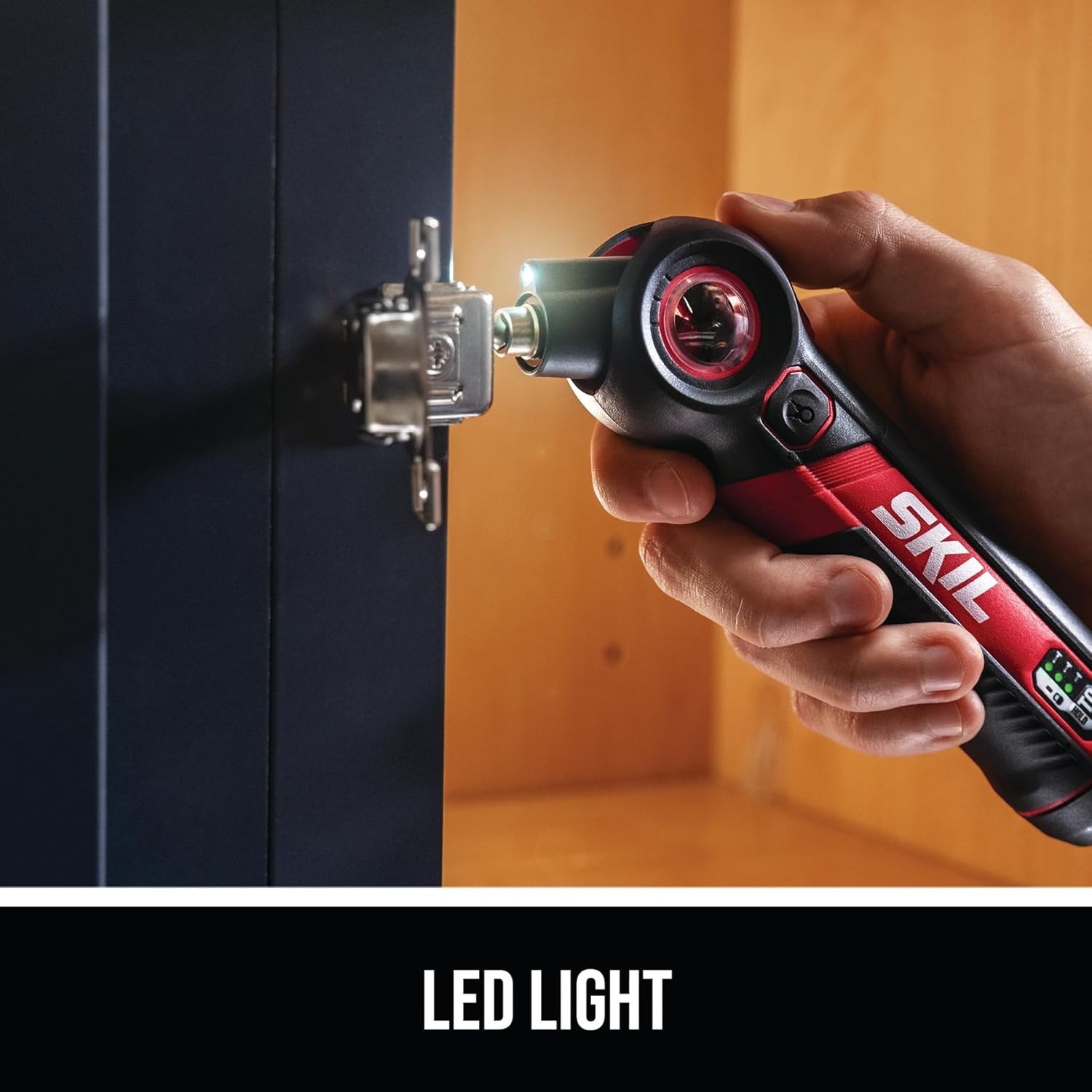 4V Rechargeable Screwdriver Kit with Pivoting Head & Bit Set for Easy Repairs