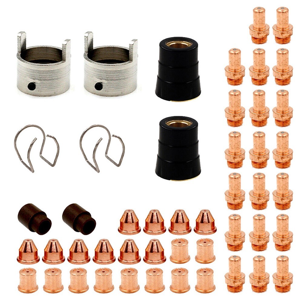 48PCS Copper Electrode and Nozzle Set for Eastwood For Versa Cut 60A CB70 Torch