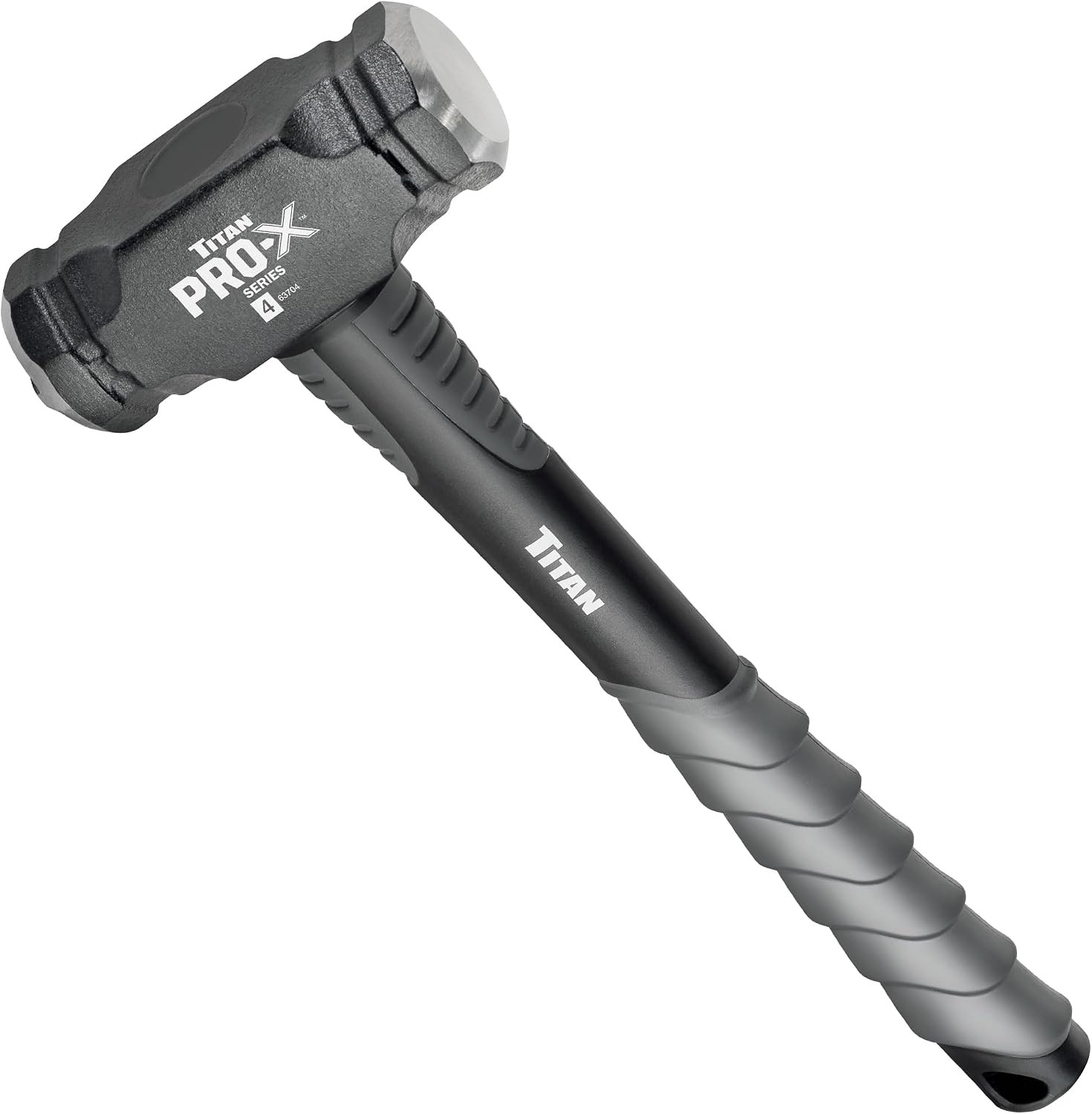 Pro-X 63704 4Lb Dual-Face Drilling Hammer with Fiberglass Handle
