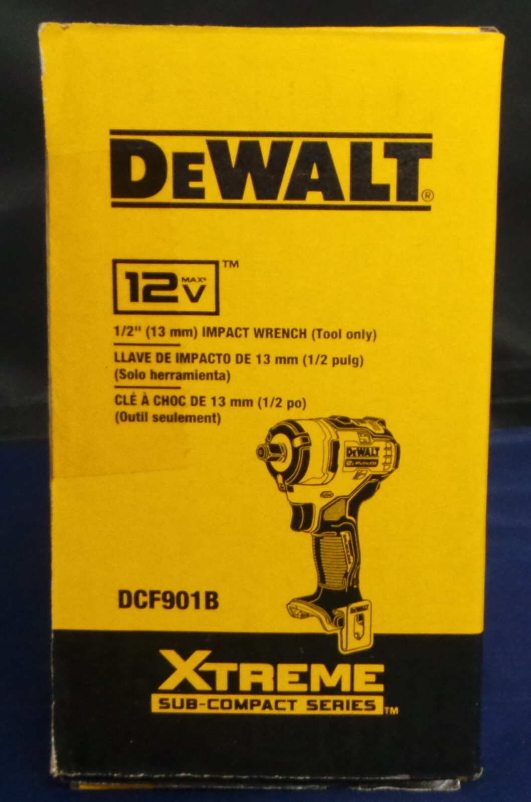 Dewalt DCF901B 12V Max XTREME Brushless 1/2&Prime; Impact Wrench Bare Tool BRAND NEW