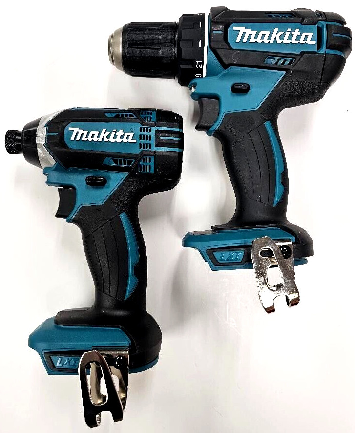 New Makita 18V XFD10Z 1/2&Prime; Drill & XDT11Z 1/4&Prime; Impact Driver 18 Volt LXT