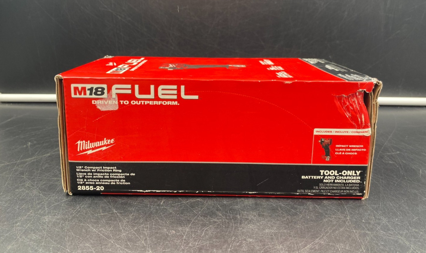Milwaukee 2855-20 M18 Fuel 1/2&Prime; Compact Impact Wrench w/ Friction Ring – NEW