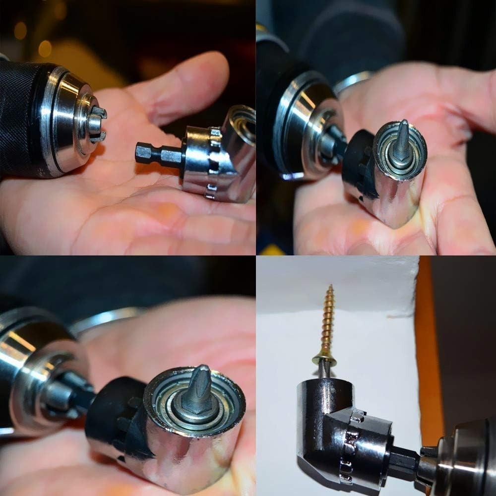 Color-Coded Impact Socket Adapter Set for Easy Tool Compatibility – 4 Pieces