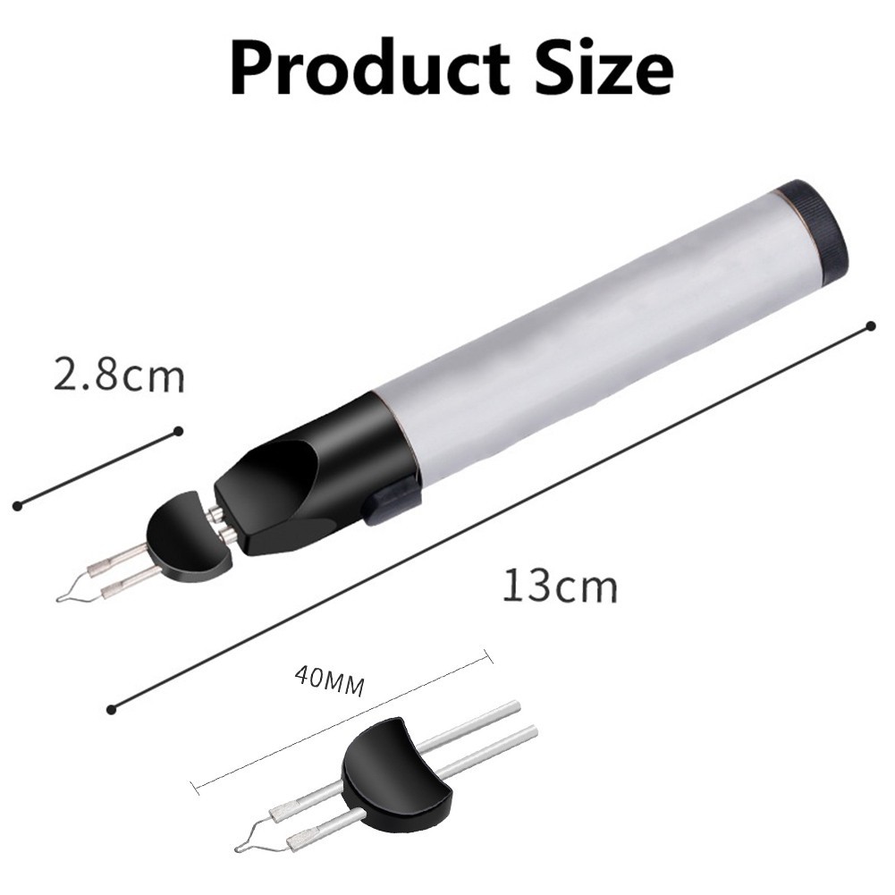 Handheld Thread Melting Device with Safety Features for Easy Operation