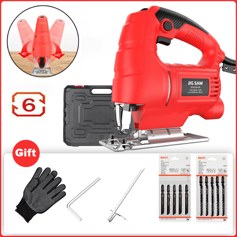 3000RPM Brushless Curve Saw 710W Cordless Electric Jig Saw Portable Adjustable