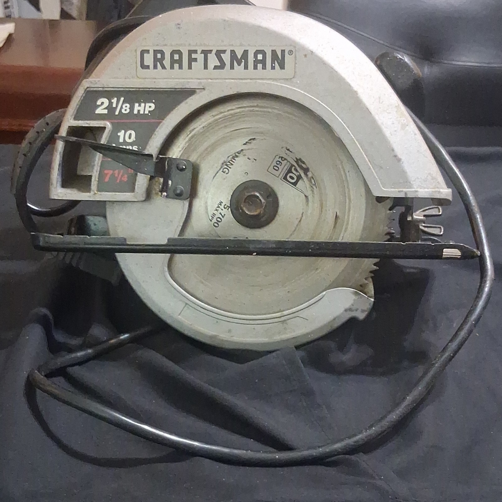 Craftsman Corded Circular Saw 7-1/4&Prime; 2-1/8 HP 120V 3-1/4&Prime; Right MPN