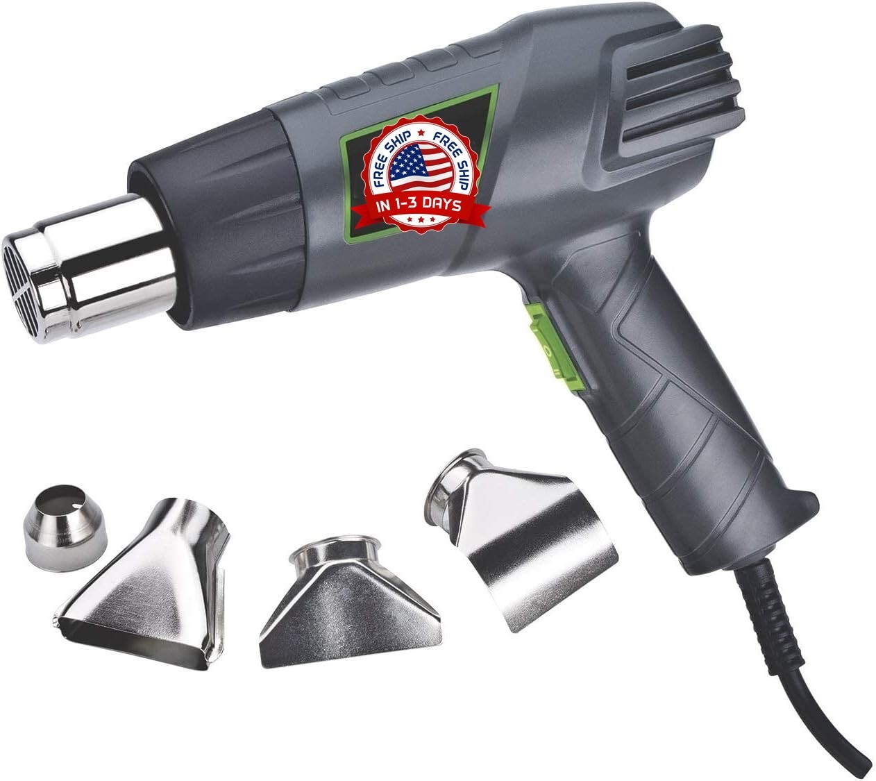 Ghg1500a Kit De Pistola De Calor De Doble Temperatura Con Calor Rapido New 2024