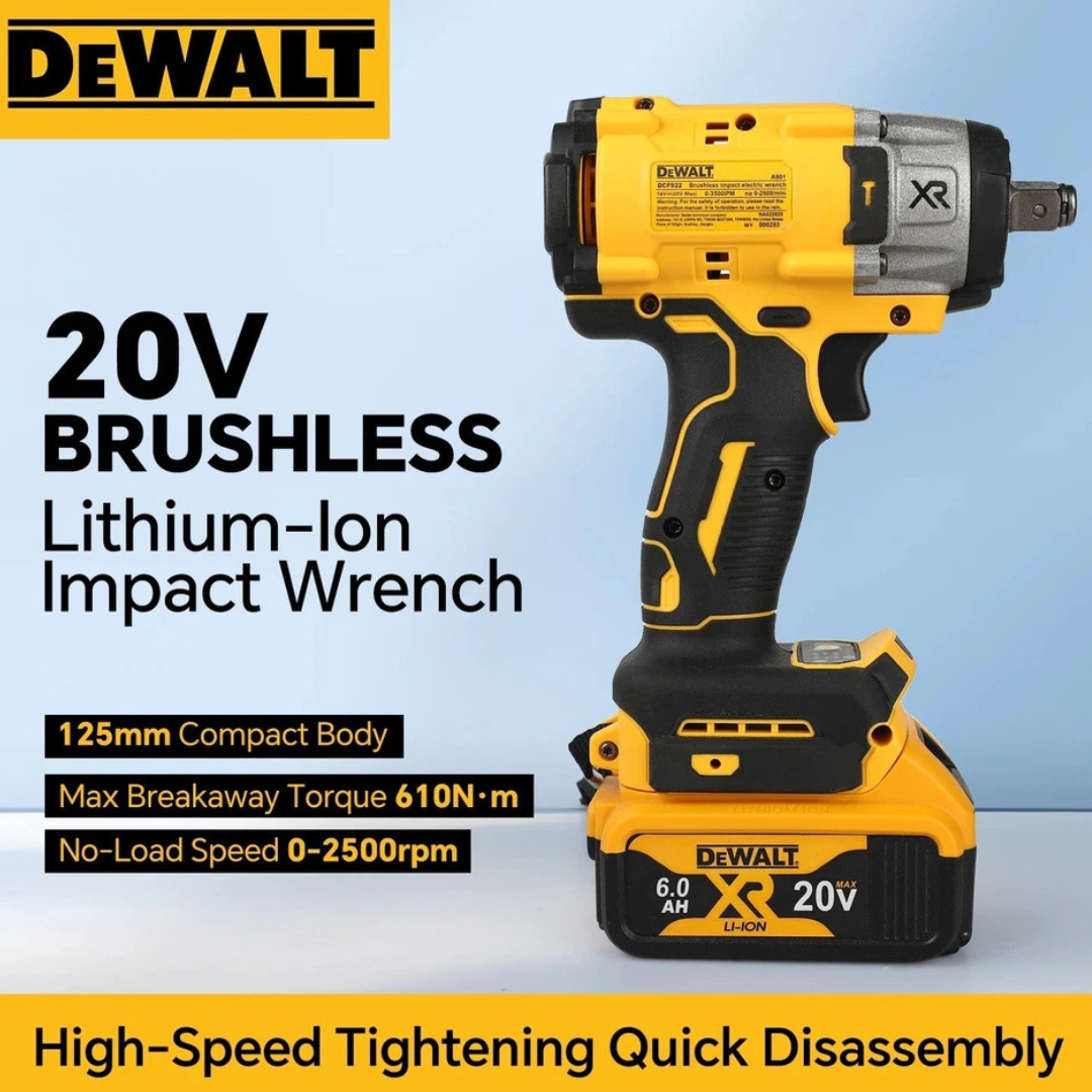 DEWALT DCF922 ATOMIC 20V MAX 1/2&Prime; Cordless Impact Wrench Variable Speed Tool