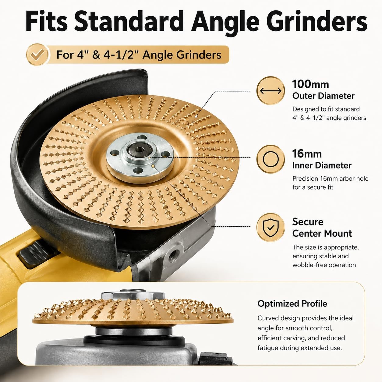 High-Performance Tungsten Carbide Wheel Set for Efficient Wood Grinding Tasks