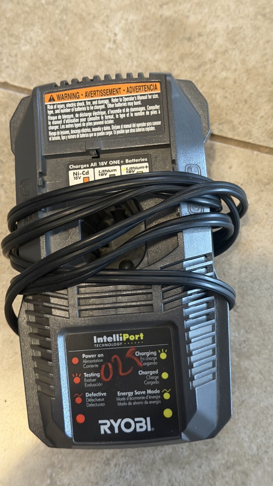 Ryobi P271 18v 1/2 Inch Cordless Drill & Ryobi Battery W/Charger