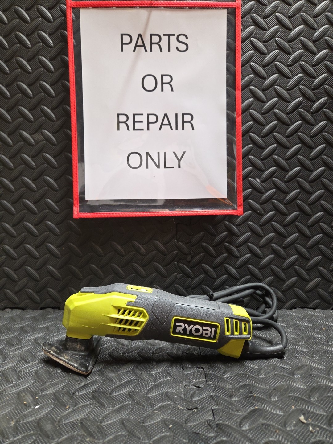 Ryobi DS1200 Detail Sander 120V FOR PARTS OR REPAIR ONLY READ DESCRIPTION
