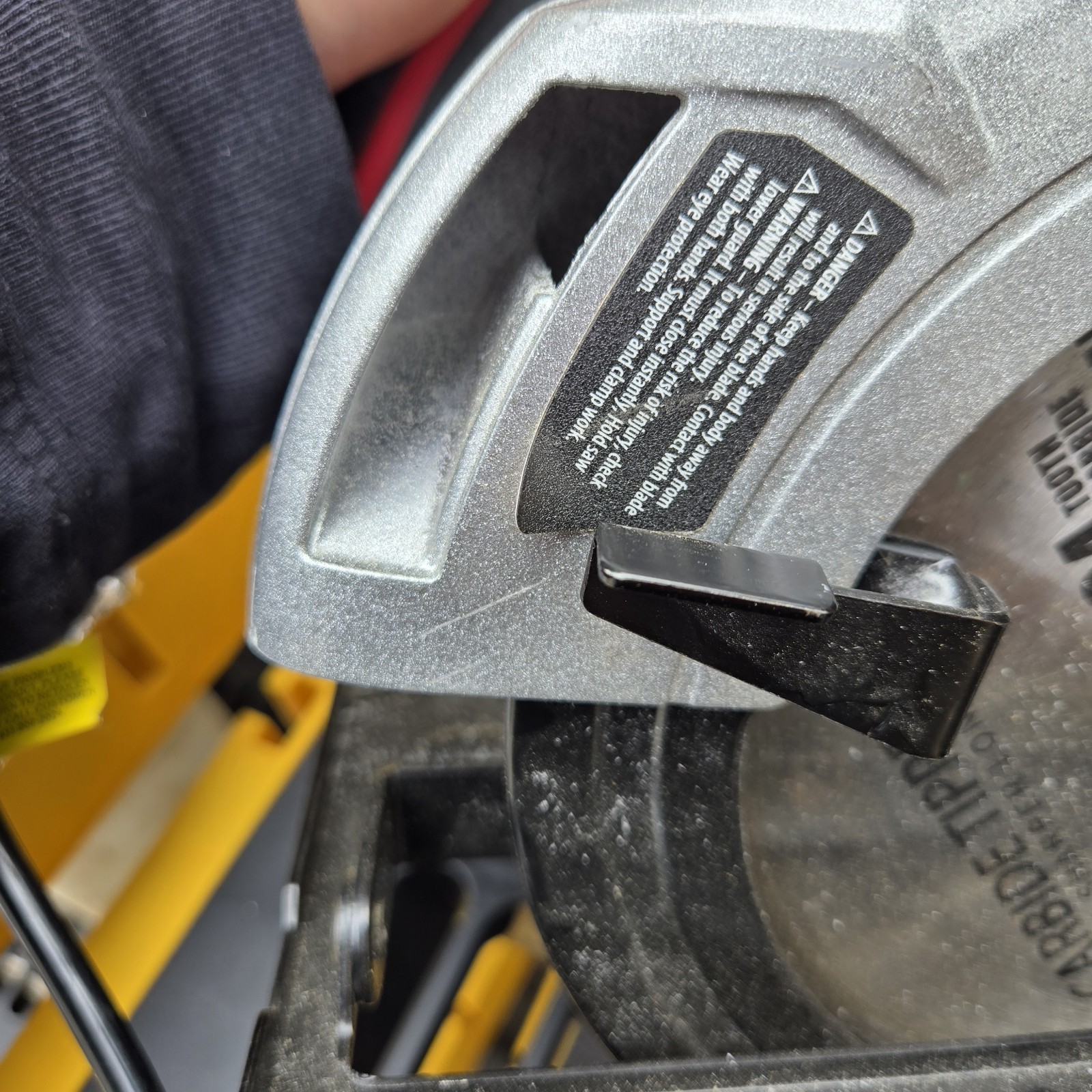 Hyper Tough 12 Amp Corded Circular Saw with 7-1/4 inch Steel Shoe and Bevel